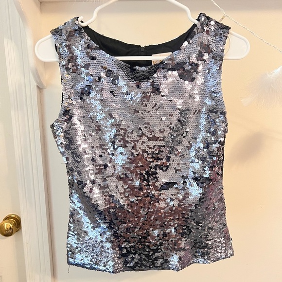 VENDOR ITEM : FINAL PRICE Vintage Alyce Designs Sequin Tank Top - Picture 1 of 6
